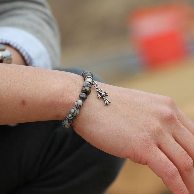 SVB-306 Julmano Onyx Vintage Natural Stone Bracelet