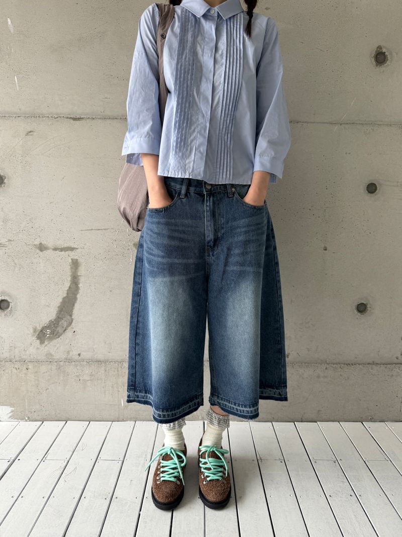 another language（アナザーランゲージ）の「cuma bermuda denim pants（Pants）」