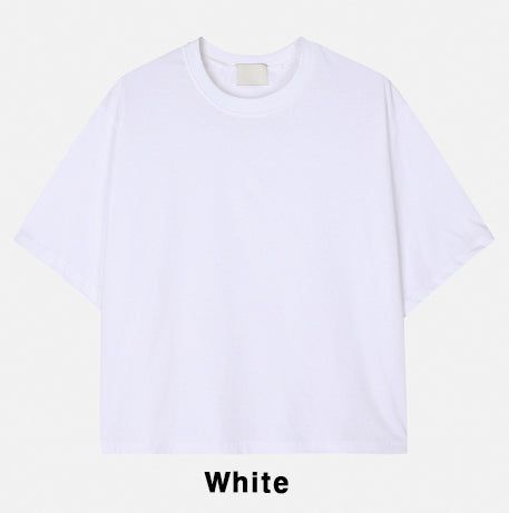 フルーヴベーシッククロップショートスリーブTシャツ