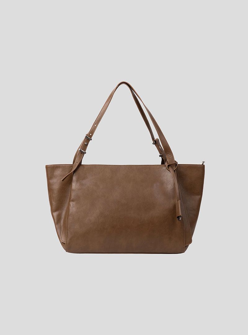 No.1107 leather tote shoulder bag