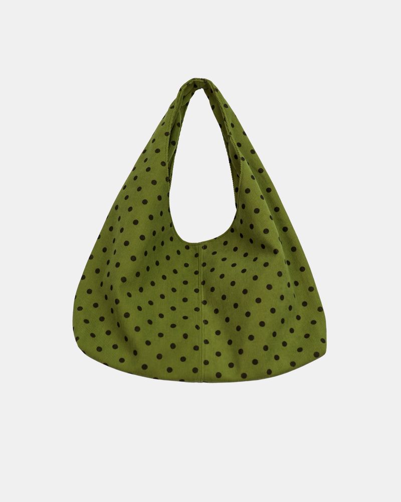 Perkin Corduroy Dot Shoulder Bag