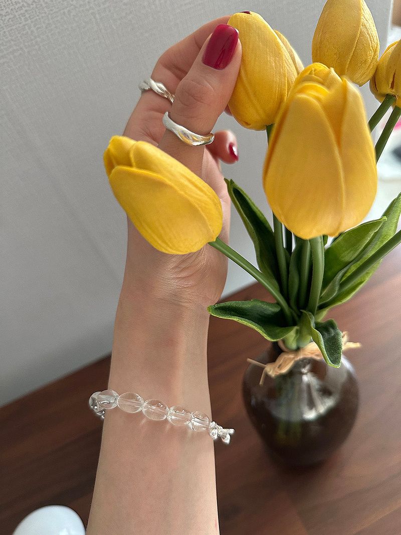 [925silver] Crystal bracelet