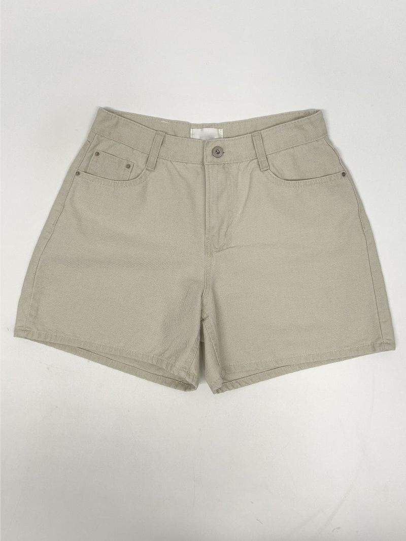 Oxford Cotton Half-length Shorts