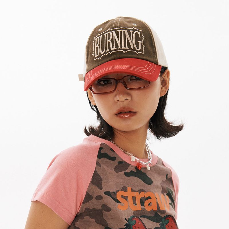 wonder visitor（ワンダービジター）の「BURNING ball-cap [Charcoal]（Hats）」
