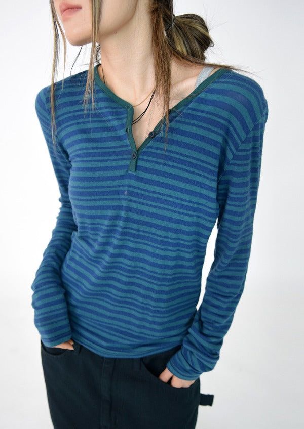privatelookbook（プライベートルックブック）の「vintage dangara henly neck T(3color)（Tops）」