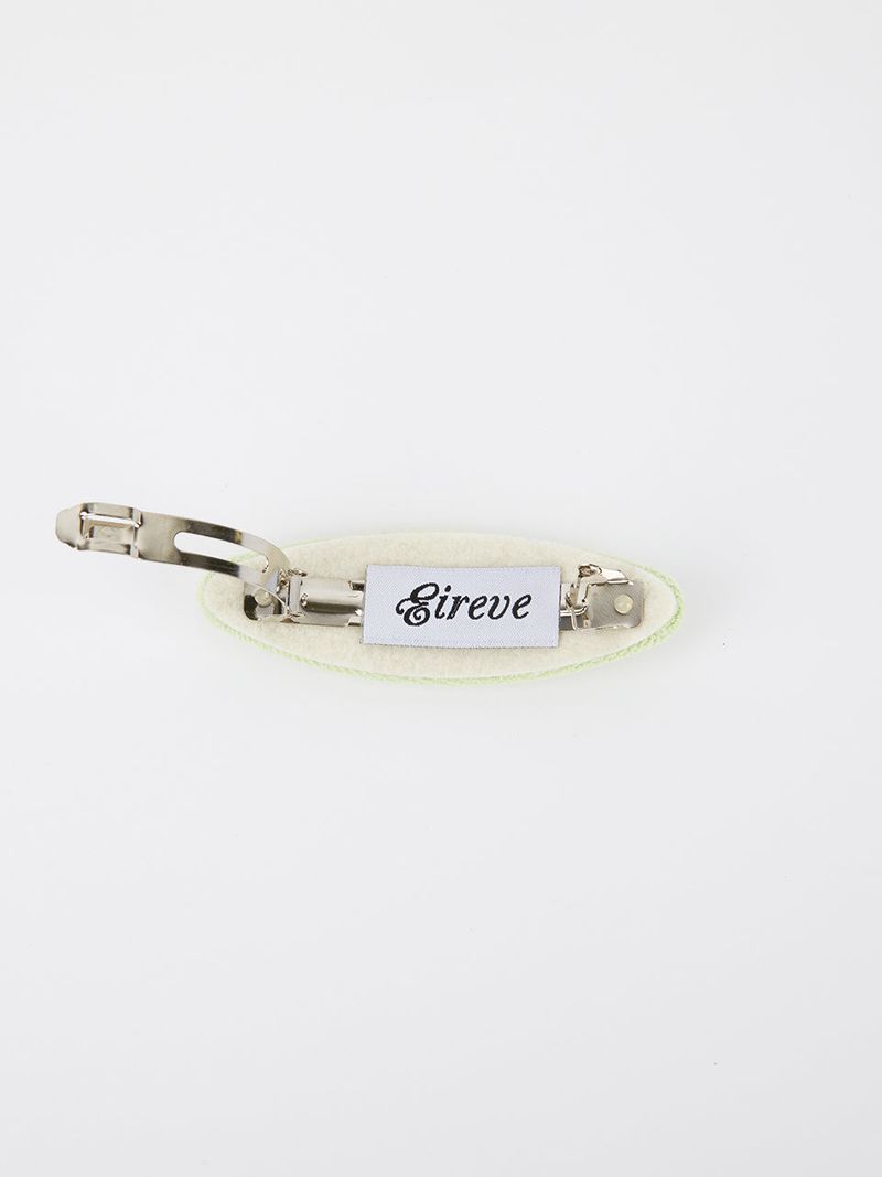 LETTERING TERRY HAIR CLIP_LIME