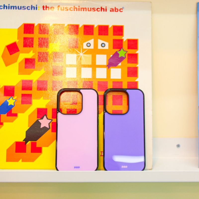 【MADE】 Simple glass bumper case (2 colors)
