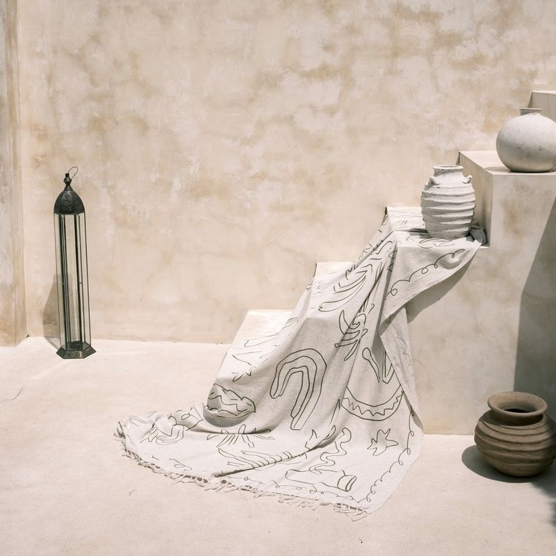 [Eco blanket] Camino - Natural
