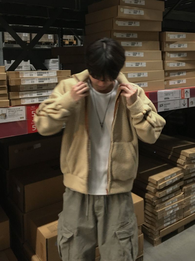 Sherpa Track Fleece Zip-Up