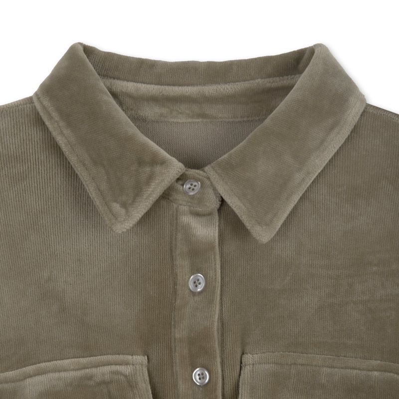 VELVET STRING BELT SHIRTS