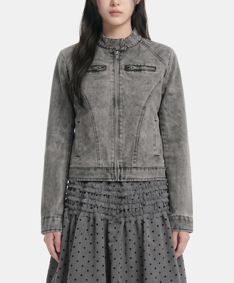 Erin Pigment Moto Jacket