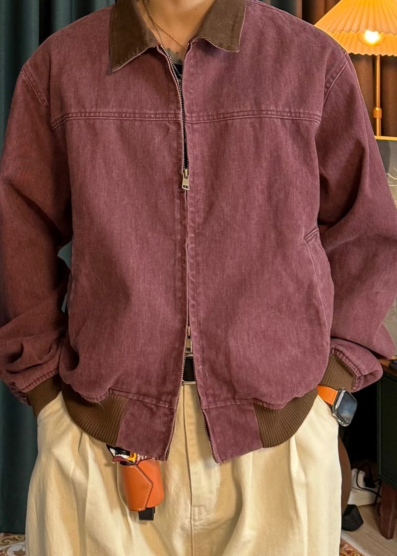 Color Matching Work Jacket 3COLOR
