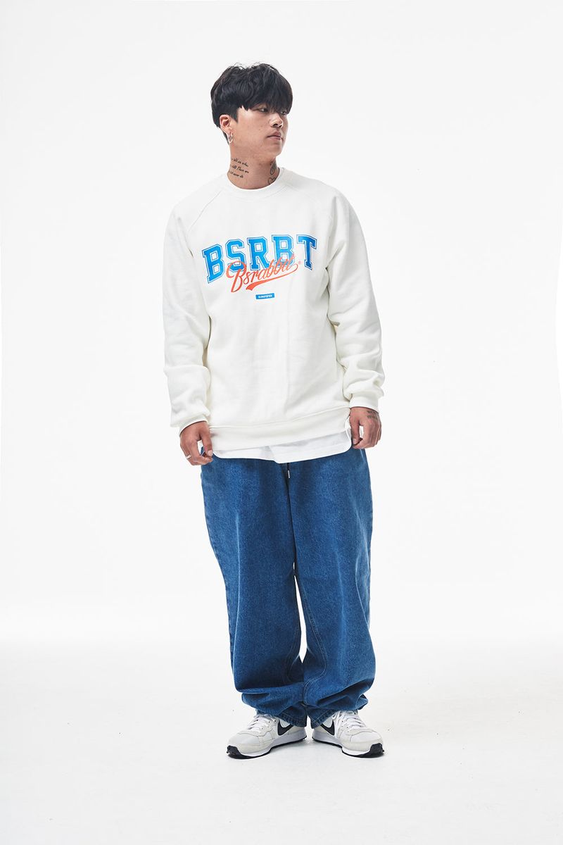 MBSRCOPT100 MID90 BAGGY DENIM PANTS DEEPBLUE