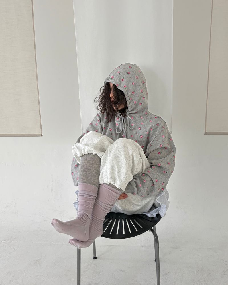 Two-color Knee Socks