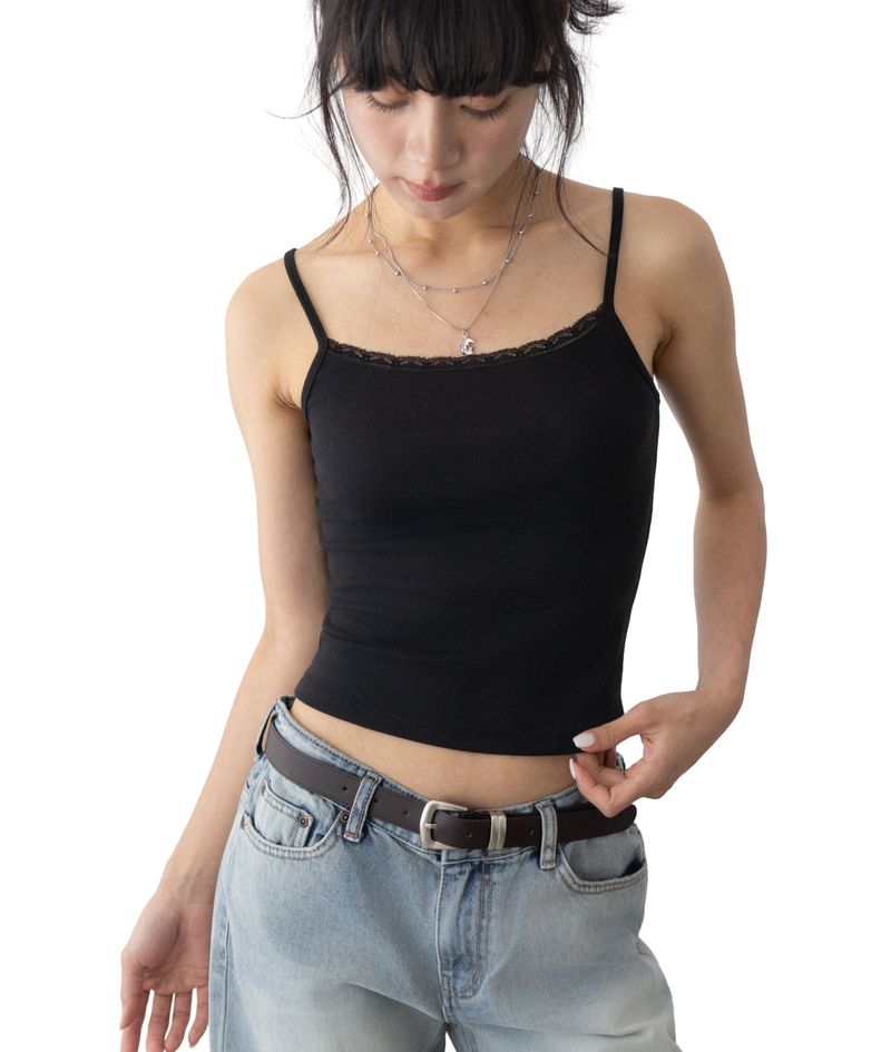 Manda Lace Crop Tank Top