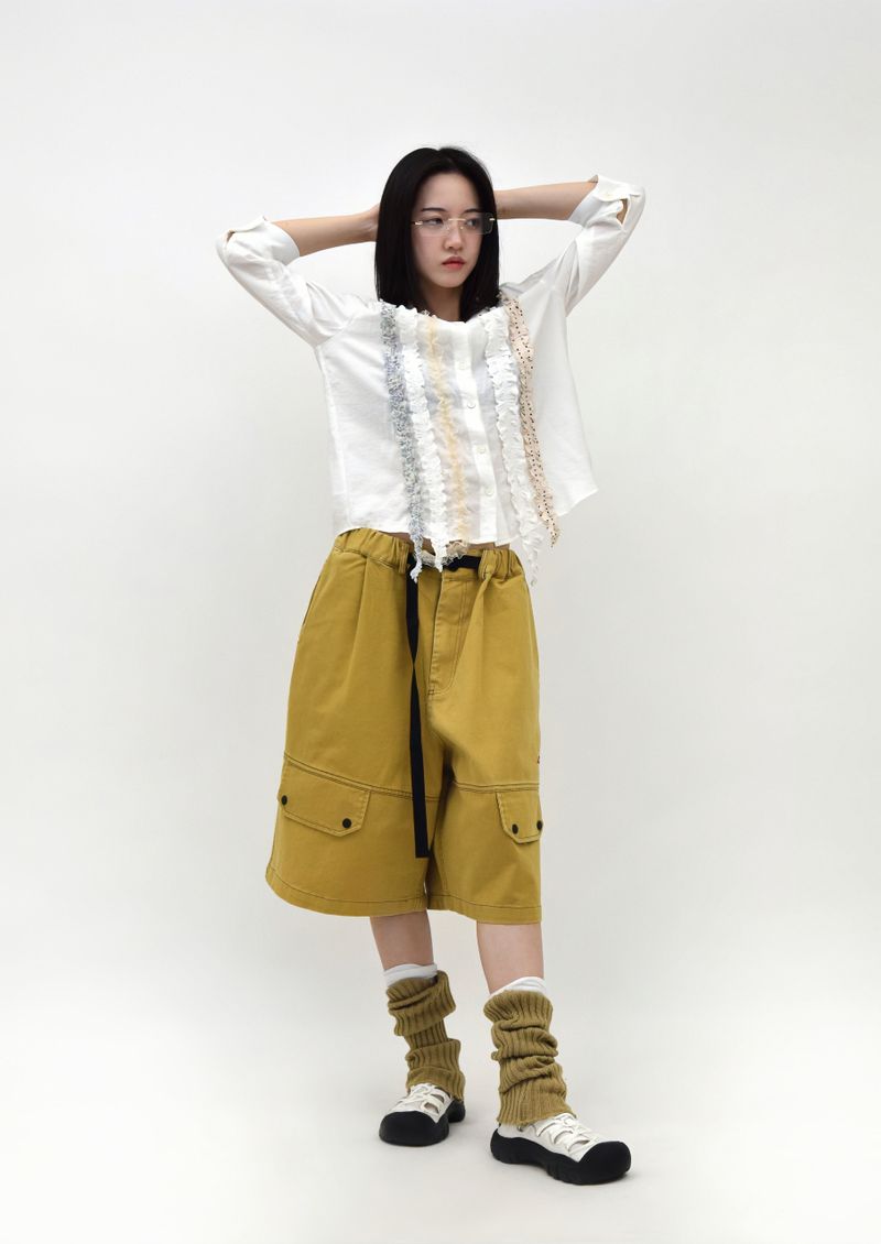 Berry Frill Blouse