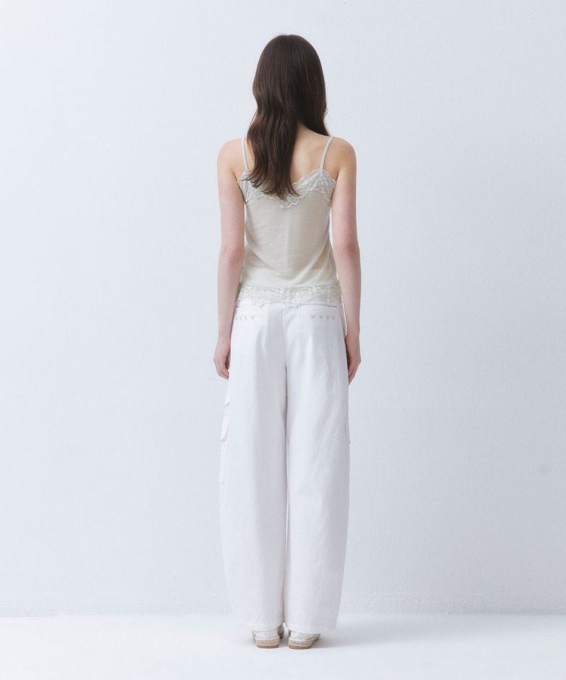 PURE LACE CARGO PANTS_TT6S404IV