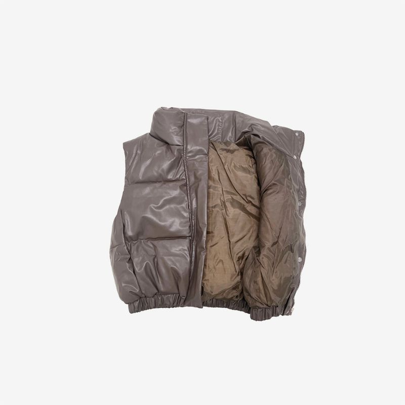 Linian Leather Padded Vest