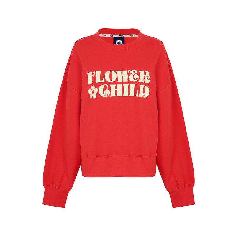 FLOWER CHILD SWEATSHIRT_RED (EEOO1RLR04W)