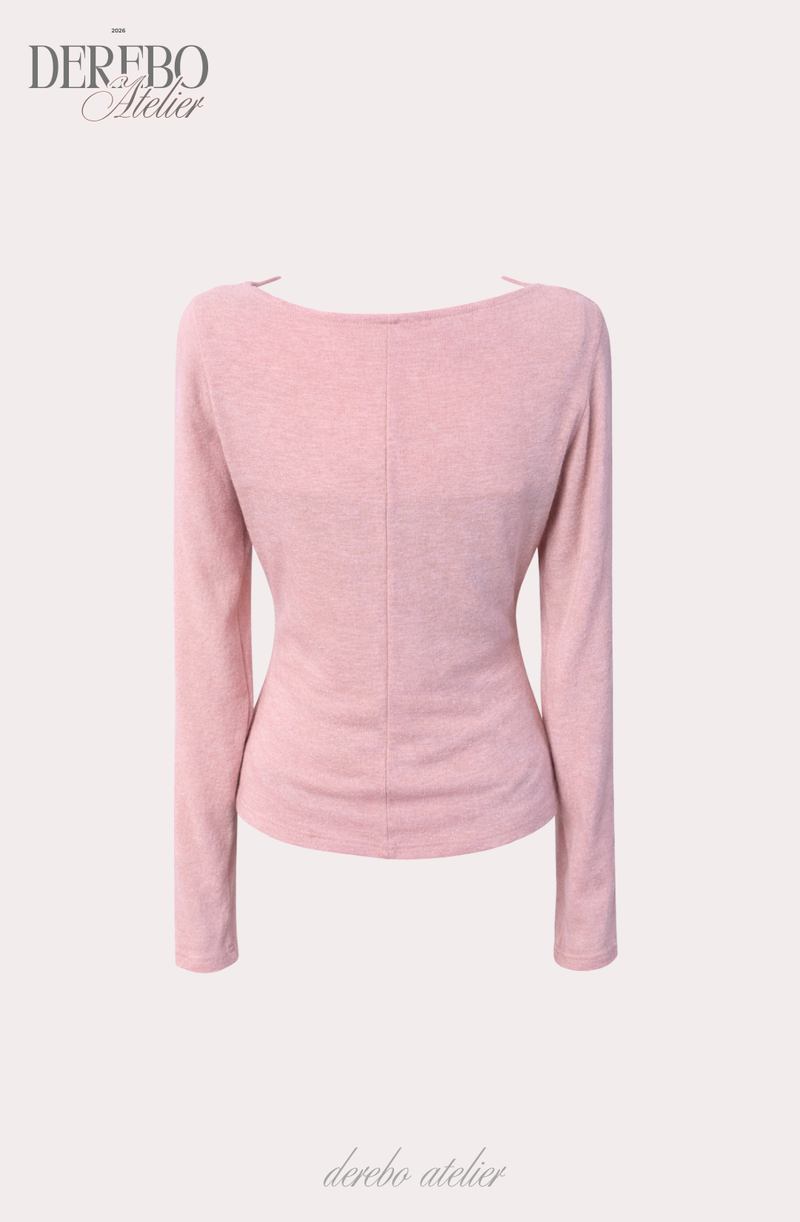 Renea Pink Layered Two-Piece Knitwear