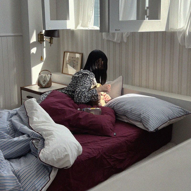  marchen stripe duvet cover (S/150x200cm)