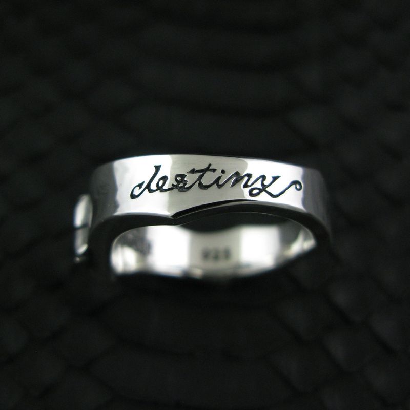 Destiny Ringlet silver ring