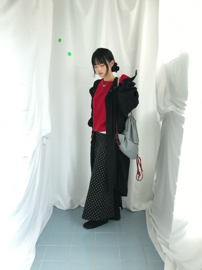 mode dot flow skirt