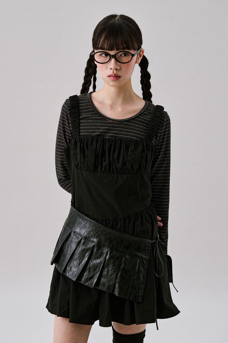 Leather Skirt Belt [Black]