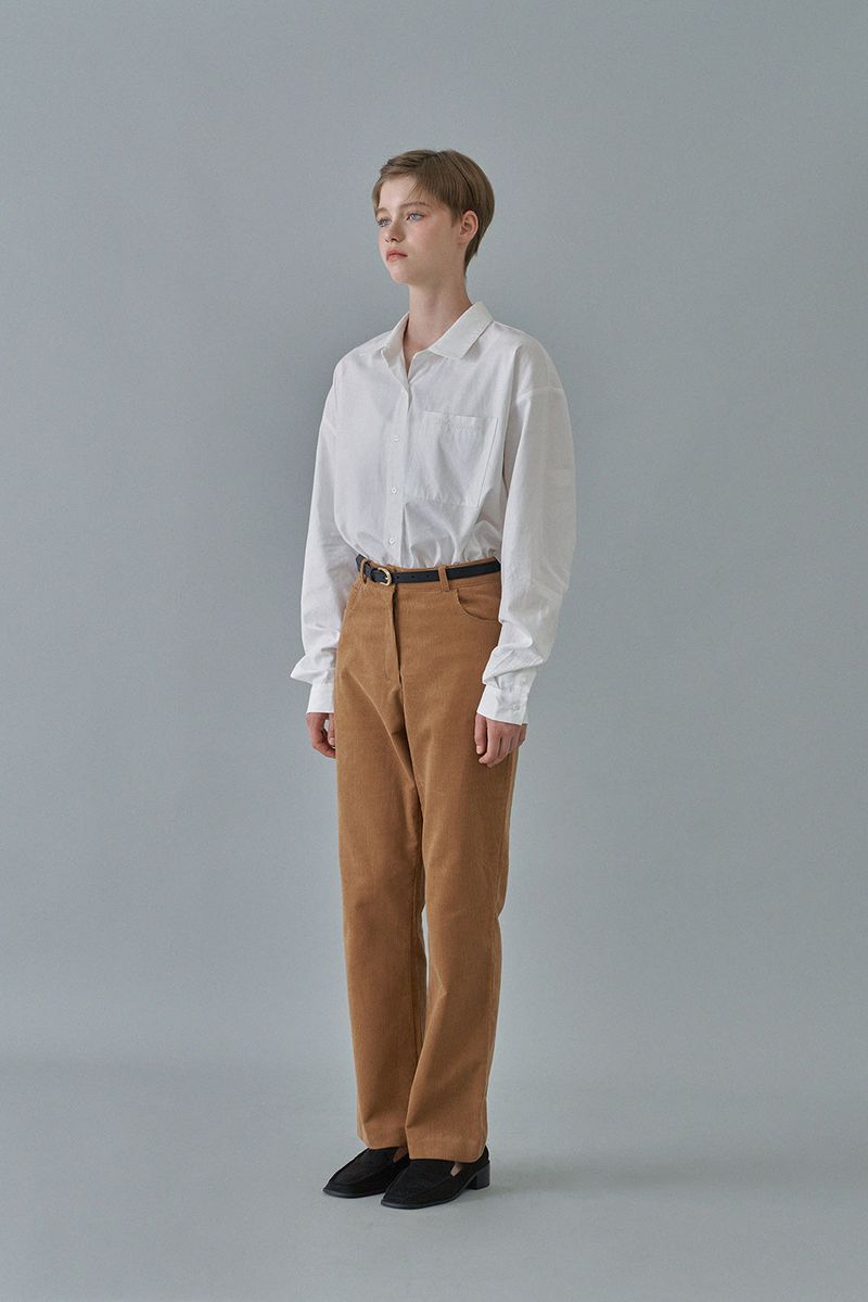 Oxford logo shirt_ivory