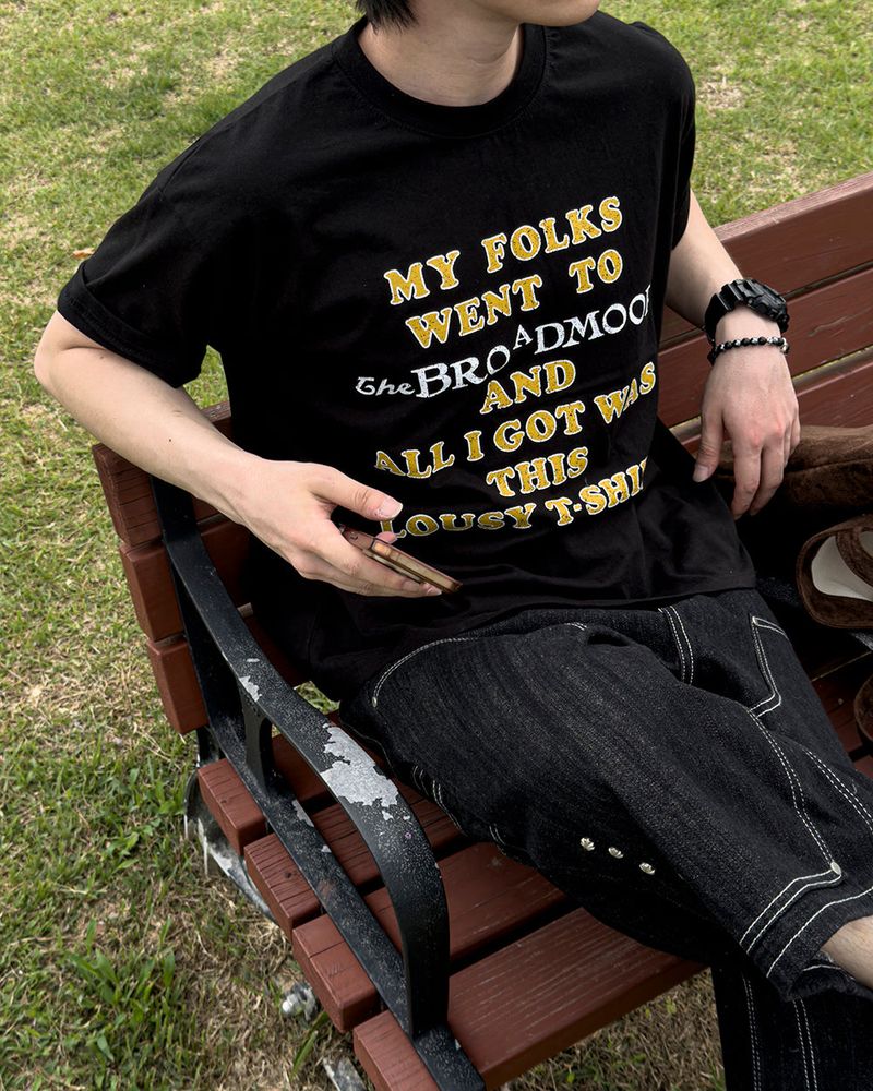 Broden Lettering Printed Short Sleeve