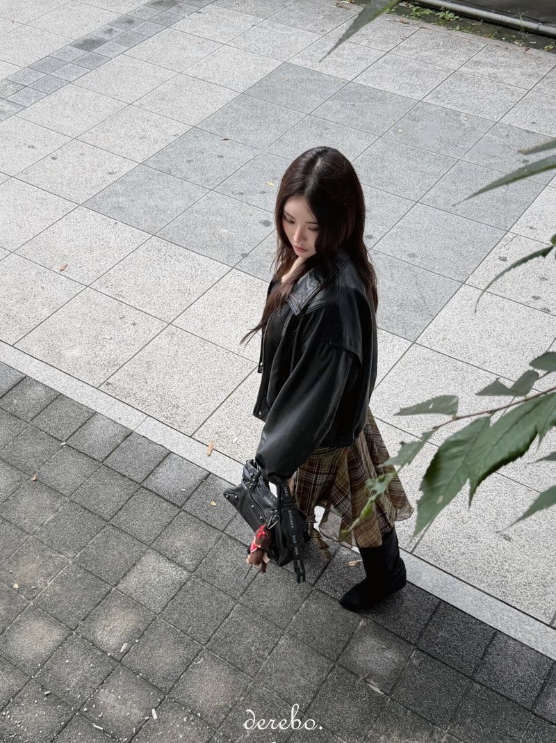 Czech Rider Zip-Up Leather Jacket