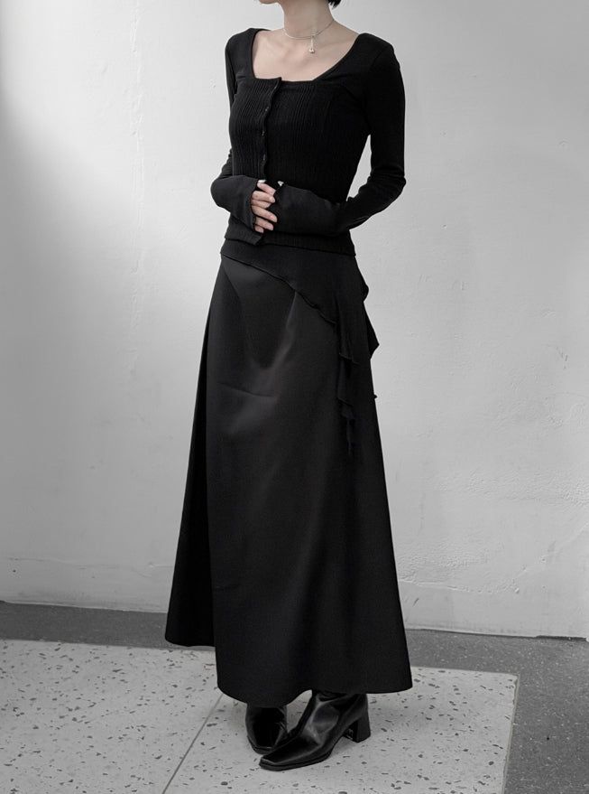 Dupe Pintuck Drape One Piece
