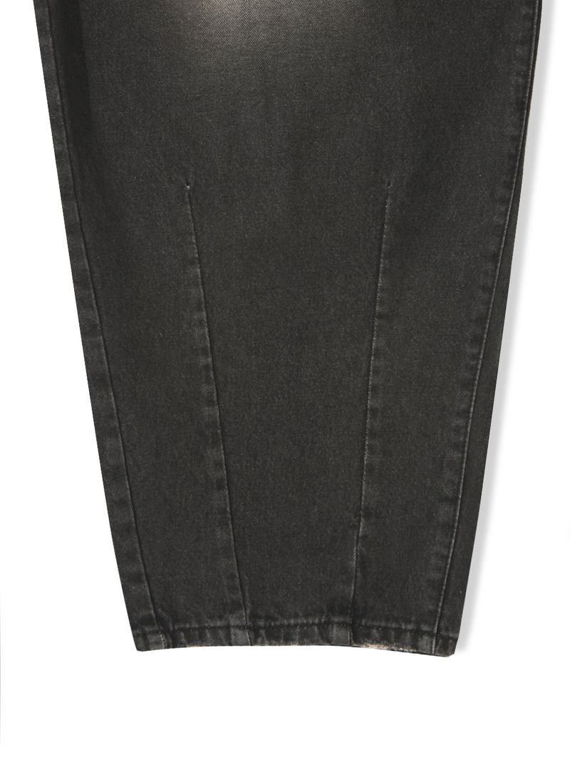 Aegis Damage Black Denim Balloon Pants