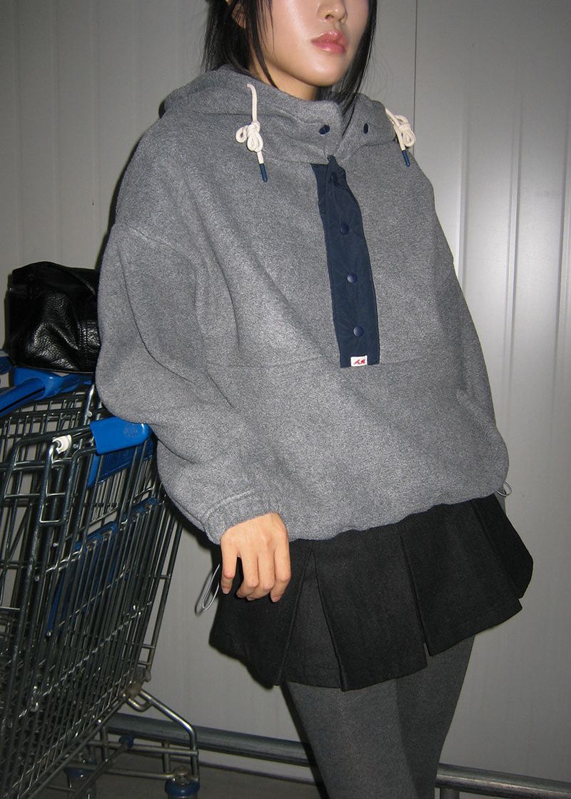 FLEECE HOOD ANORAK