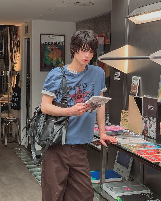 2PLAN（ツープラン）の「ロディアン ヴィンテージ スター レタリング ショート スリーブ Tシャツ（トップス）」