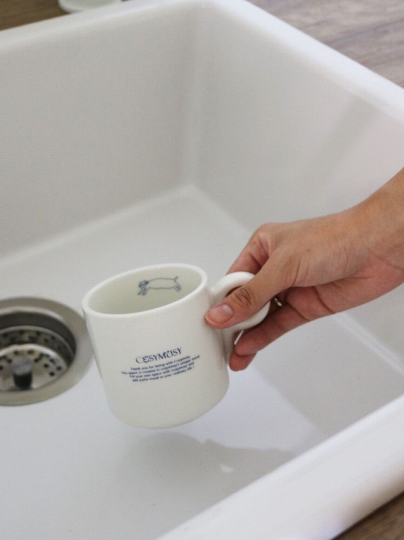 Hiding Cat Mug