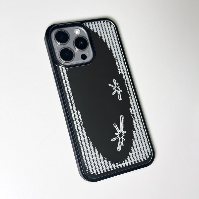 MEMORIESBOUNDARY(メモリーズバウンダリー)の「NTA Bound Life_ASCII CORE_001 Bumper Mirror Phone Case(Smartphone Accessories)」