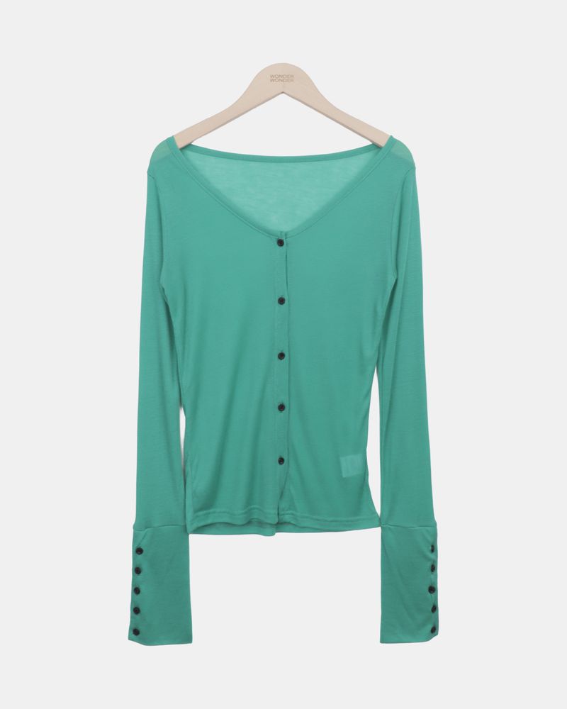 Sieron Tencel Button Cardigan