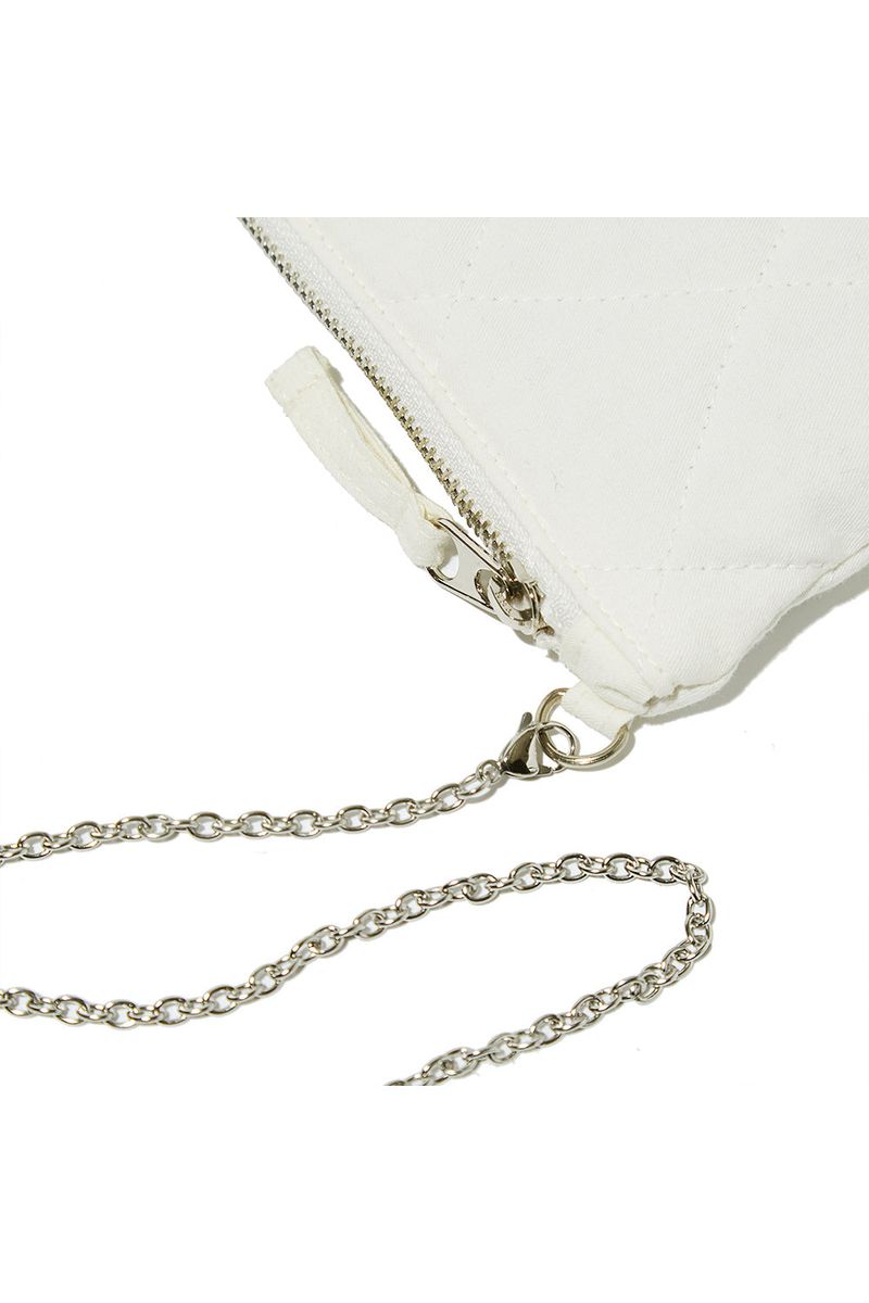 Quilting 2Way Mini Pouch_Ivory