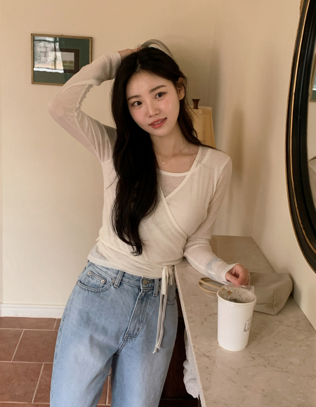 ML Soft Wrap Long Sleeve T-shirt (5color)