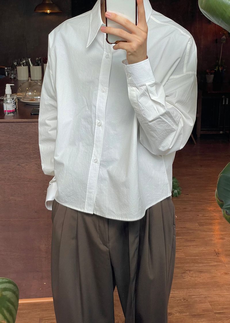 Pudding belt wide pants