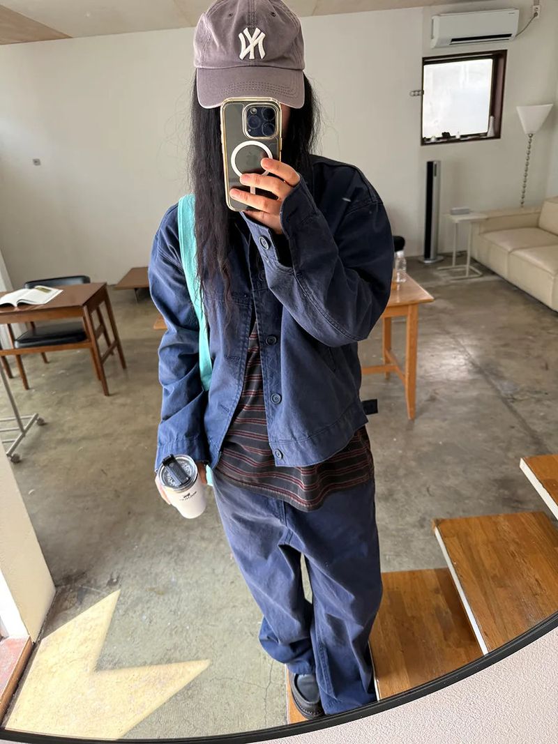 cachion washing work jacket