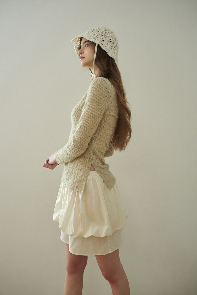 IDA bucket hat_ivory