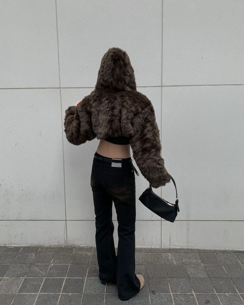 Snow bolero hood jumper