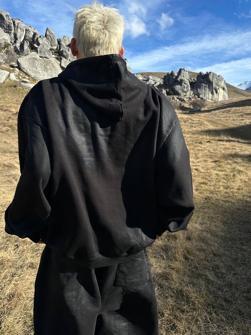 [SET] Onyx Coated Basic Sweatpants