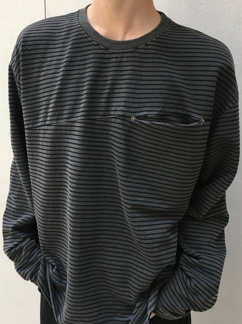 Zed Pigment Stripe Long Sleeve 3C