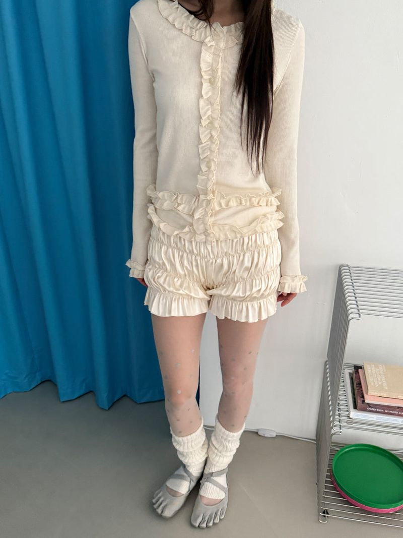 lady frill cardigan 