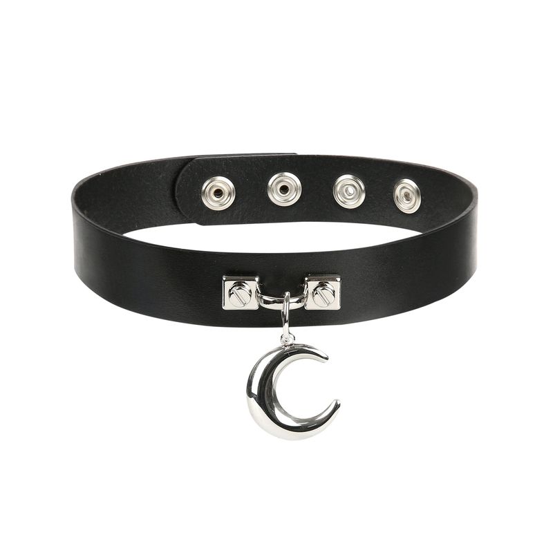 CLUT STUDIO(クラットスタジオ)の「0 8 Moon Leather Choker - BLACK(Accessories)」