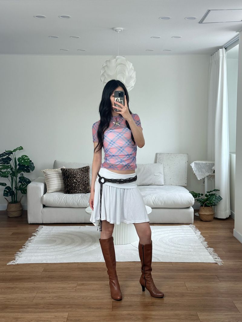 candy check mash tee