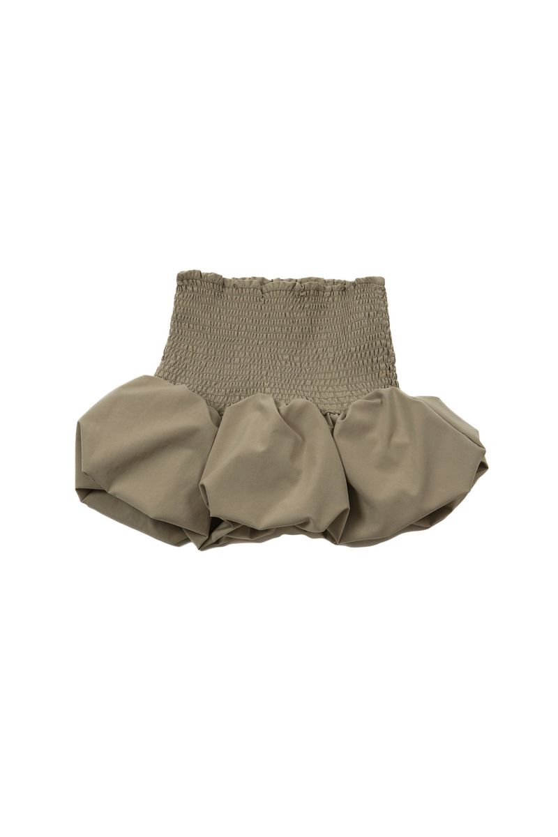 POPPALS（ポップパルズ）の「Balloon Smock Skirt [Khaki]（Skirts）」